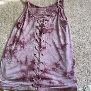 Aerie tank top.  Tie dye